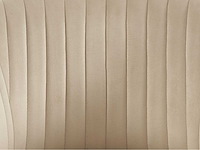 Set van 2 stoelen met armleuningen van fluweel en goudmetaal - beige - door pascal morabito - afbeelding 7 van  7