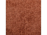 Set van 2 stoelen van chenillestof en massief hout met eikenhouten afwerking - terracotta - afbeelding 7 van  7