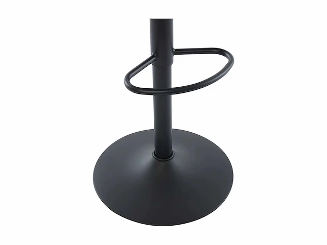 Set van 2 textuurbare stoffen en zwarte metalen barkrakkjes - instelbare hoogte - crèmekleurig - afbeelding 6 van  8