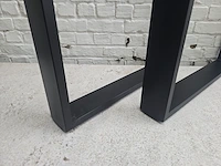 Set van 2 u poten in zwart metaal 77x74cm(nieuw in doos) - afbeelding 3 van  9