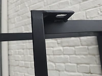Set van 2 u poten in zwart metaal 77x74cm(nieuw in doos) - afbeelding 7 van  9