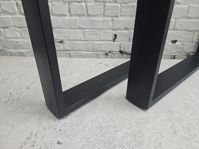 Set van 2 u poten in zwart metaal 77x74cm(nieuw in doos) - afbeelding 3 van  9