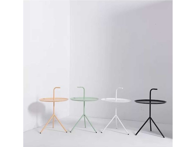 Set van 2 versa apoint-tafel (1 zwarte en 1 witte) - afbeelding 3 van  7