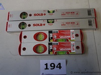 Set van 2 waterpassen - sola - focus set van 2 waterpassen - tala - 25 cm - afbeelding 1 van  2