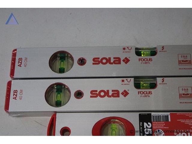 Set van 2 waterpassen - sola - focus set van 2 waterpassen - tala - 25 cm - afbeelding 2 van  2