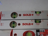 Set van 2 waterpassen - sola - focus set van 2 waterpassen - tala - 25 cm - afbeelding 2 van  2