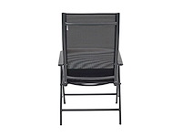 Set van 2 xl aluminium klapstoelen, ergonomische vorm, verstelbaar in 7 posities, ondersteunt tot 140 kg - rood - afbeelding 6 van  9