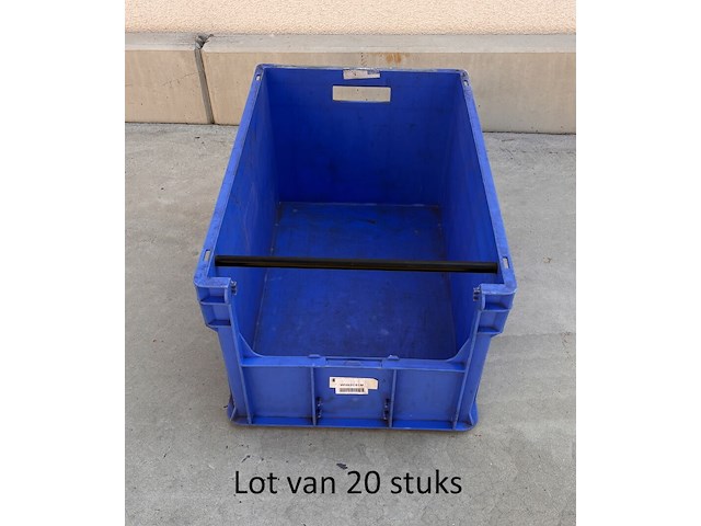 Set van 20 magazijnbakken bito bn6434 600x400x320mm - afbeelding 1 van  4
