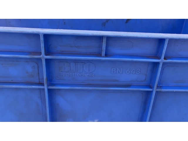 Set van 20 magazijnbakken bito bn6434 600x400x320mm - afbeelding 4 van  4