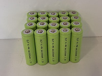 Set van 20 oplaadbare batterijen nimh aa1000mah 1,2v - afbeelding 2 van  2