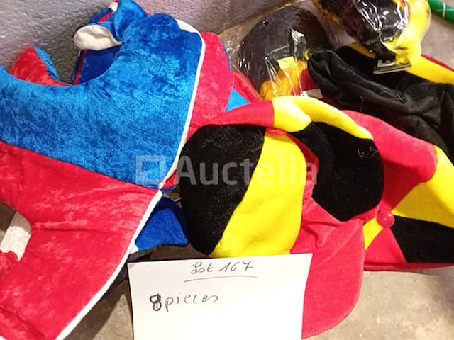 Set van 20 petten, belgische supporterpetten - nieuw set van 8 voetbalfanhoeden - nieuw set van 4 engelse supportersjaals - nieuw set van 12 verschillende spanje- en belgische voetbalfanbandana's - nieuw set van 8 pakketten supporter mirror protector spanje - nieuw set van 6 belgische supporterhoeden - gloednieuw set van 39 dozen van 5 stuks, items supporter belgië - nieuw - afbeelding 6 van  8