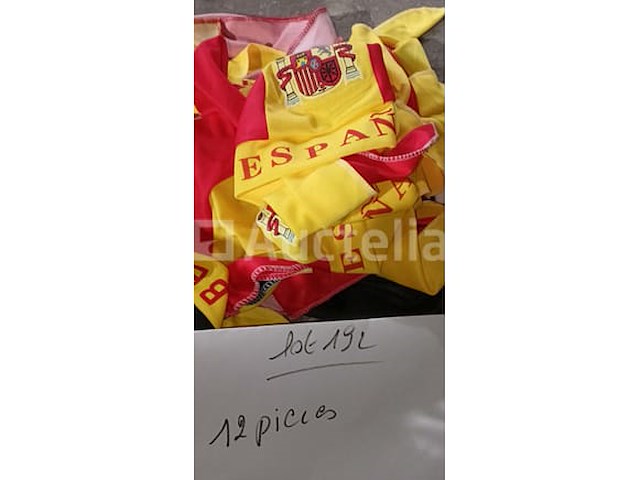Set van 20 petten, belgische supporterpetten - nieuw set van 8 voetbalfanhoeden - nieuw set van 4 engelse supportersjaals - nieuw set van 12 verschillende spanje- en belgische voetbalfanbandana's - nieuw set van 8 pakketten supporter mirror protector spanje - nieuw set van 6 belgische supporterhoeden - gloednieuw set van 39 dozen van 5 stuks, items supporter belgië - nieuw - afbeelding 8 van  8