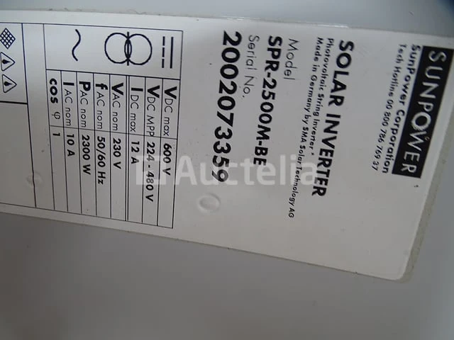 Set van 20 sunpower zonnepanelen met omvormer - afbeelding 4 van  13