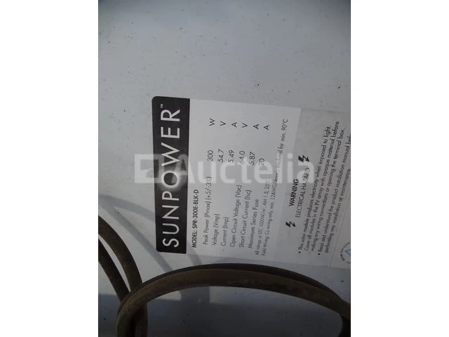 Set van 20 sunpower zonnepanelen met omvormer - afbeelding 11 van  13