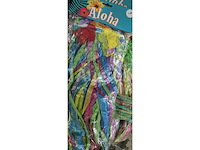 Set van 23 pakketten carnival en andere diverse items - nieuw set van 10 pakjes deco garen banners - nieuw set van 41 paar diverse kermisbrillen - nieuw set van 17 kostuums, diverse carnavalsaccessoire zie foto - nieuw - afbeelding 1 van  3