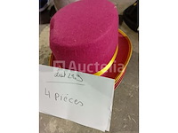 Set van 24 kermishoeden - nieuw set van 11 kermishoeden - nieuw set van 5 kermishoeden - nieuw set van 4 carnavalshoeden - nieuw set van 5 devil carnival hats - nieuw set van 9 carnavalshoeden - nieuw set van 24 verschillende ontwerpen carnavalshoeden - nieuw - afbeelding 6 van  7