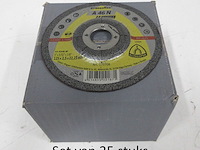 Set van 25x doorslijpschijf klingspor 170708 a46n 125x2,5x22,23mm - afbeelding 1 van  1