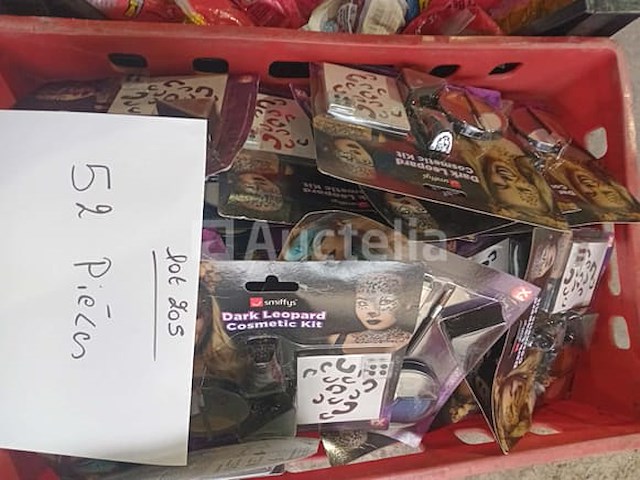 Set van 27 carnavalsmake-up pakketten - nieuw set van 11 carnavalsmake-up pakketten - nieuw 11-pack van 3 make-upkwasten - nieuw set van 52 carnavalsmake-up pakketten - nieuw - afbeelding 1 van  5