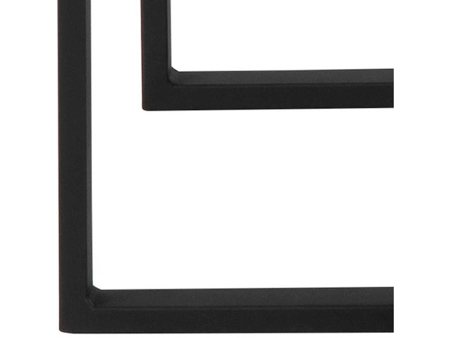 Set van 3 bijzettafels nicola keramiek - zwart - afbeelding 2 van  7
