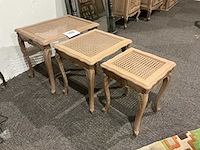 Set van 3 bijzettafels - afbeelding 1 van  4