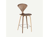 Set van 3 chesnut-krukjes 65 cm - 1 natu - 1 wit - 2 walnoot - afbeelding 3 van  11