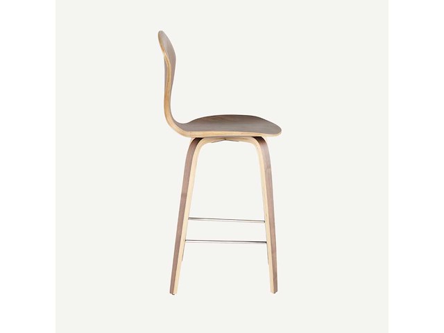 Set van 3 chesnut-krukjes 65 cm - 1 natu - 1 wit - 2 walnoot - afbeelding 5 van  11