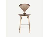 Set van 3 chesnut-krukjes 65 cm - 1 natu - 1 wit - 2 walnoot - afbeelding 1 van  10