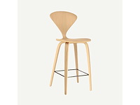 Set van 3 chesnut-krukjes 65 cm - 1 natu - 1 wit - 2 walnoot - afbeelding 6 van  10