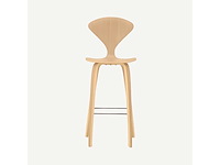 Set van 3 chesnut-krukjes 65 cm - 1 natu - 1 wit - 2 walnoot - afbeelding 7 van  10