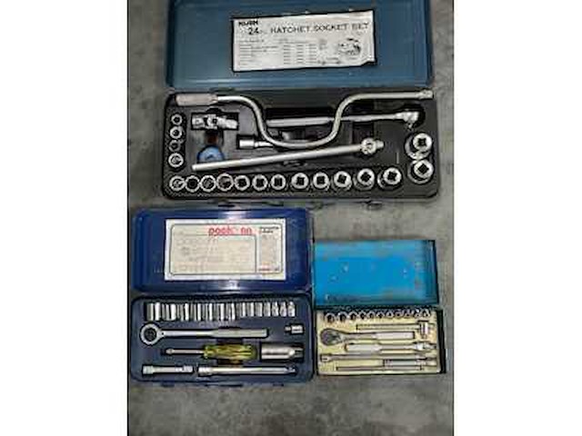 Set van 3 dozen dopsleutels - tools set - afbeelding 1 van  2
