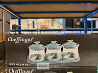 Set van 3 glazen kruidenpotten (5x) - afbeelding 3 van  4