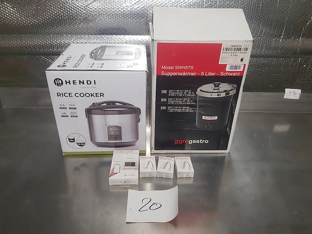 Set van 3 huishoudelijke apparaten van hendi, ggm en switchbot - afbeelding 1 van  6