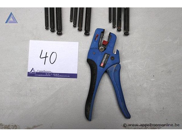 Set van 3 inbussleutelsets - facom - 533h.jp9a draadstripper - facom - afbeelding 3 van  3