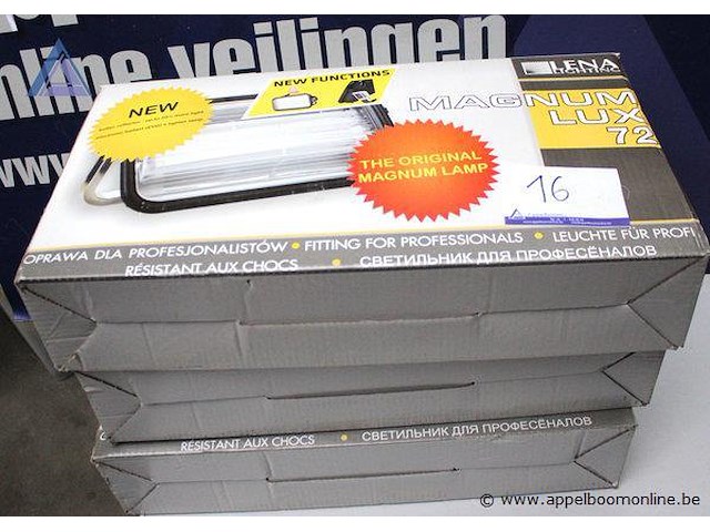 Set van 3 lampen - lena lighting - magnum lux 72 - afbeelding 1 van  3