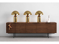Set van 3 massolo 35x50 nachtlampen in glanzend goud