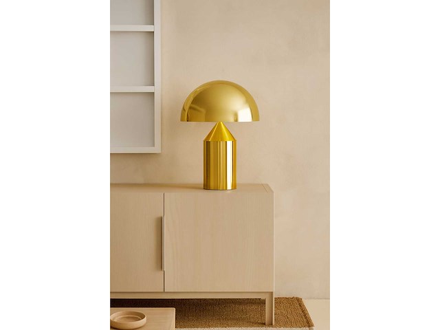 Set van 3 massolo 35x50 nachtlampen in glanzend goud - afbeelding 2 van  4