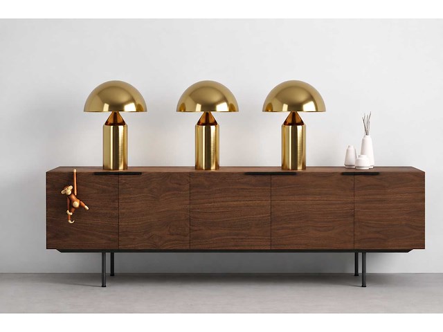 Set van 3 massolo 35x50 nachtlampen in glanzend goud - afbeelding 1 van  4