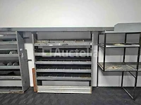 Set van 3 metalen planken voor een utility pickup truck