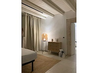 Set van 3 onda vloerlampen 95cm + licht amberkleurige lamp - afbeelding 4 van  4