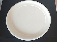 Set van 3 ronde schalen in mortex (melkkleur) - afbeelding 3 van  5