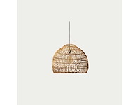 Set van 3 rotanlampen: steengoed pendellamp + vara-lamp + 32739 vonk-rotan lapem hanglamp - afbeelding 3 van  3