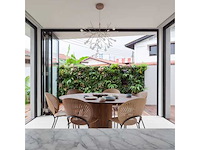 Set van 3 shelly-stoelen (1 donkere walnoot - 2 lichte walnoot) - afbeelding 7 van  7