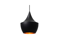 Set van 3 zwarte dikke hanglampen - afbeelding 1 van  4