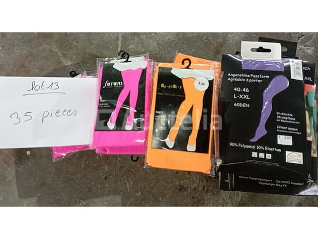 Set van 35 pakketten kleurrijke damespanty's voor carnival of andere – nieuw set van 14 carnavalsmaskers - nieuwe diverse ontwerpen set van 15 stukken: diverse kermisaccessoires - nieuw set van 7 stukken cowboy carnival accessoires - nieuw set van 35 verschillende carnavalshoeden - nieuw set van 8 halloween- of carnival horror maskers - nieuw - afbeelding 5 van  6