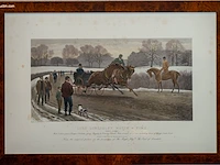Set van 4 antieke ingekleurde lithografie "lord... - afbeelding 3 van  5