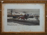 Set van 4 antieke ingekleurde lithografie "lord... - afbeelding 2 van  4
