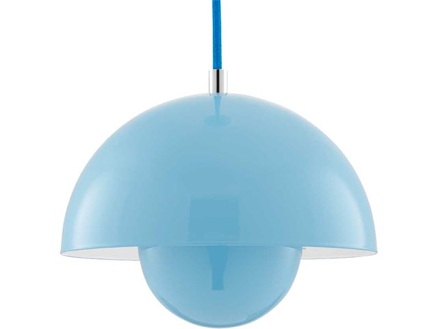 Set van 4 bloempot-hangers (2 rode - 1 zwarte - 1 blauwe) - afbeelding 4 van  4