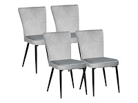 Set van 4 eetkamerstoelen, accentstoelen voor keuken en eetkamer - afbeelding 6 van  6