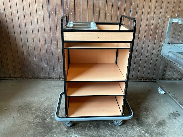 Set van 4 horeca bedieningstrams bedieningstrolley - afbeelding 2 van  7