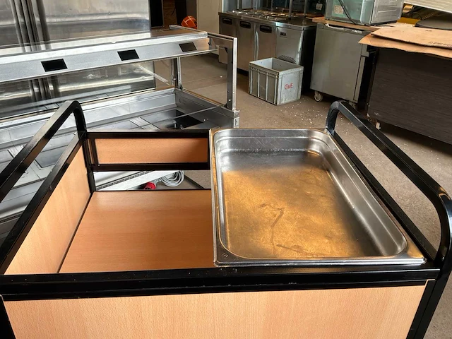 Set van 4 horeca bedieningstrams bedieningstrolley - afbeelding 3 van  7